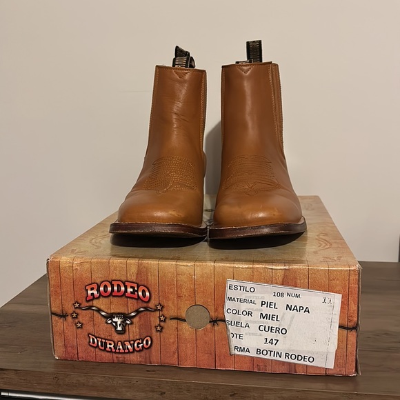 Rodeo Durango Men’s Square Toe Leather Sole Botin Rodeo Size 13 - Picture 1 of 11